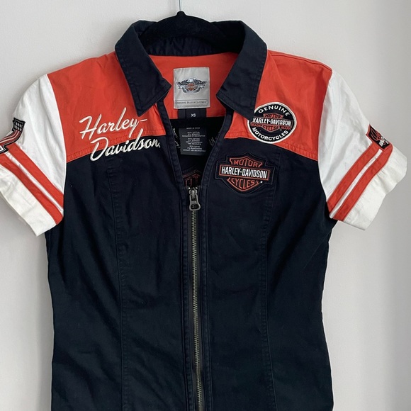 Harley-Davidson zip-up Shirt - Picture 3 of 6